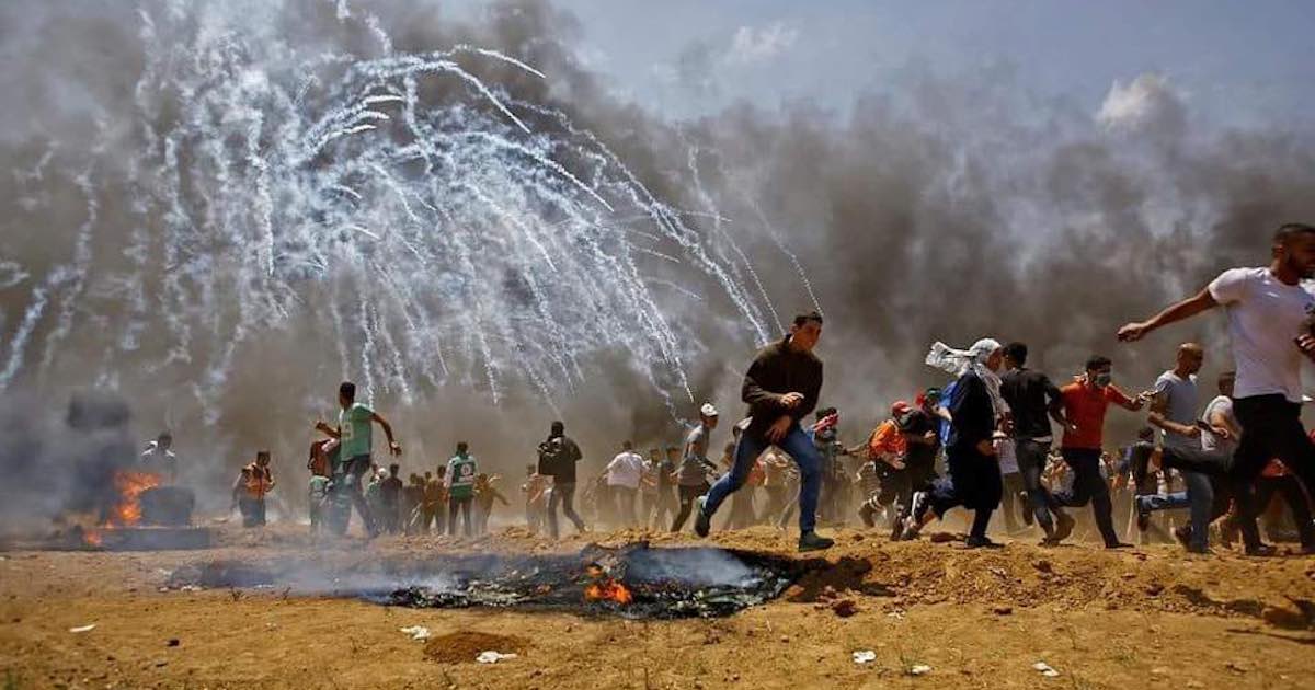 Gaza-tear-gas Gaza-tear-gas