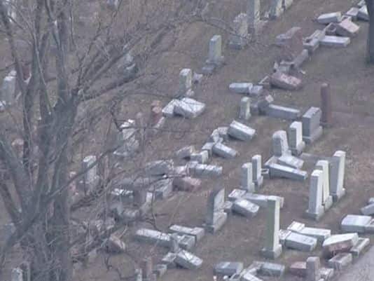 jewish-cemetery-desecrated jewish-cemetery-desecrated