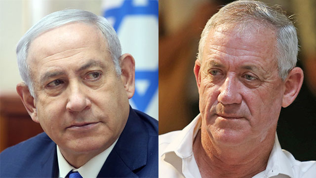 netanyahu-gantz netanyahu-gantz