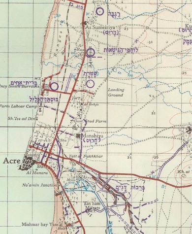Zochrot pre/post 1948 Map 