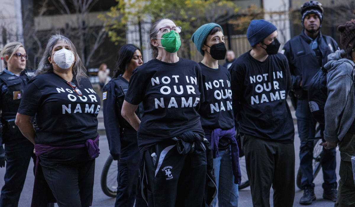 chicago ceasefire protest arrests