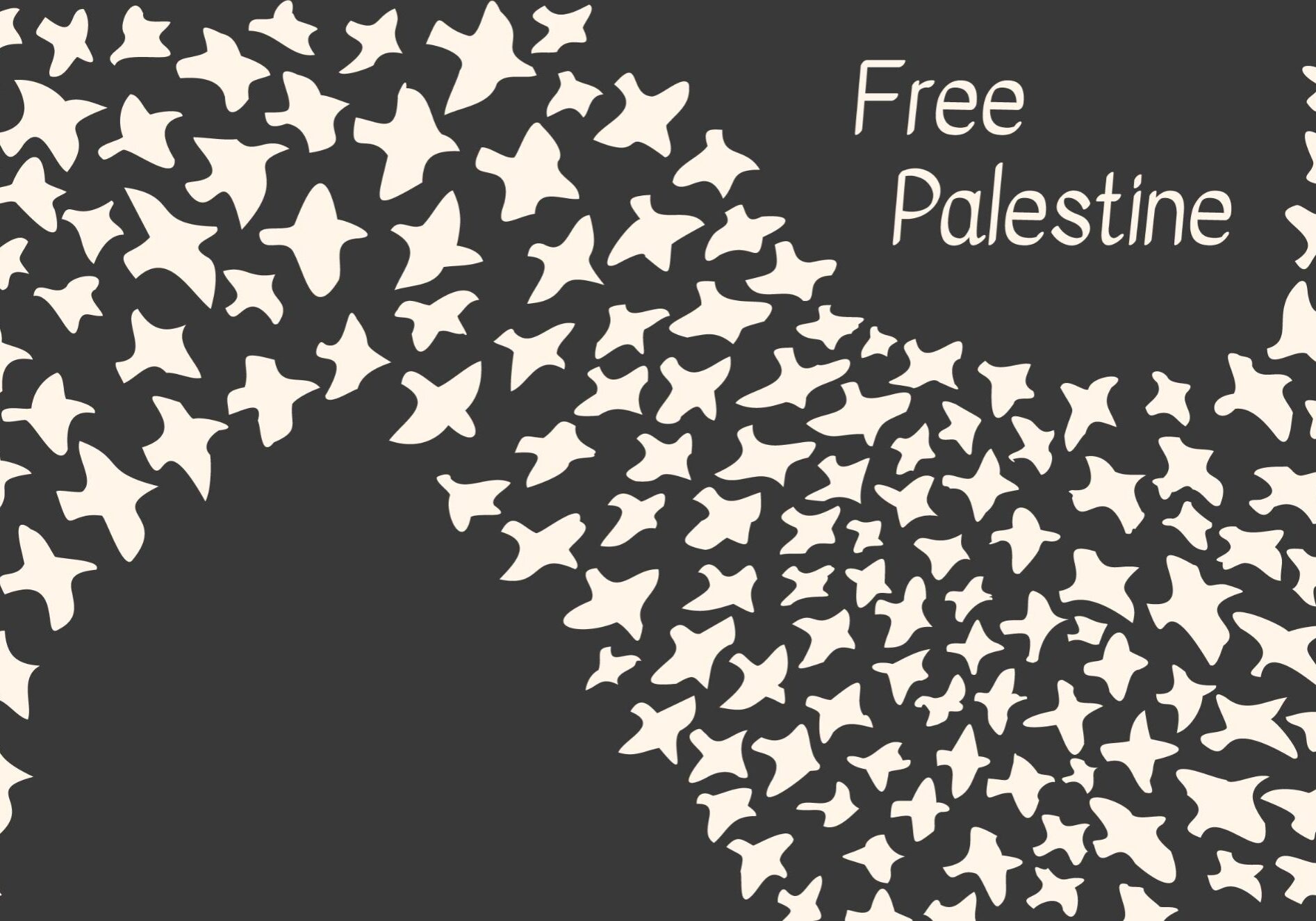 Free Palestine Poster horizontal